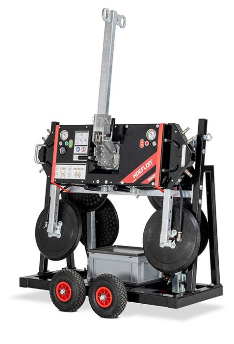 Wheel base transportation for the s800 vacuum lifter.